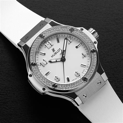 hublot big bang white diamonds|hublot big bang skeleton.